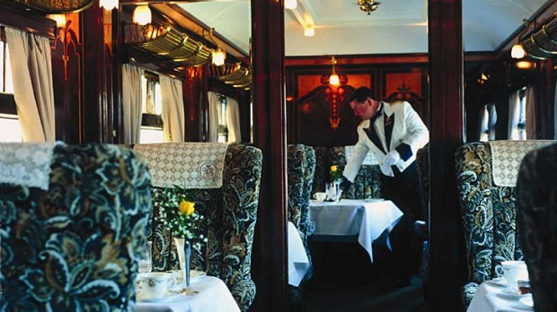 Golden age ... luxury lodgings in the British Pullman, which departs London's Victoria station.