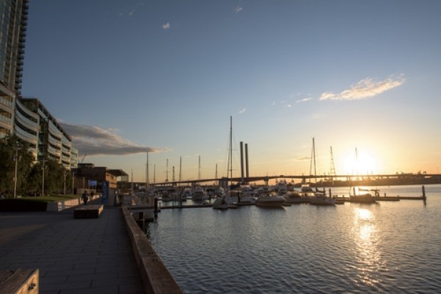 View from Peppers Docklands.