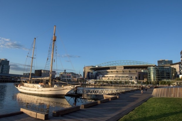 View from Peppers Docklands.