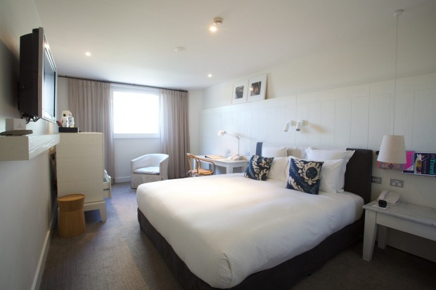 A standard room at Pier One Sydney Harbour.