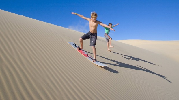A Port Stephens 4WD sandboarding tour will have you whooping, as you rollercoaster your way out to the dunes – before ...