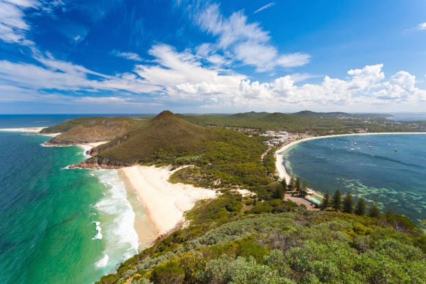 The beautiful coastline of Port Stephens.