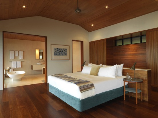 A Windward Pavilion bedroom at Qualia.