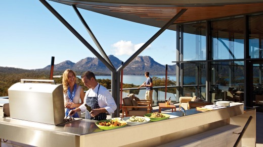 Stunning views along with a barbecue lunch at Saffire Freycinet.