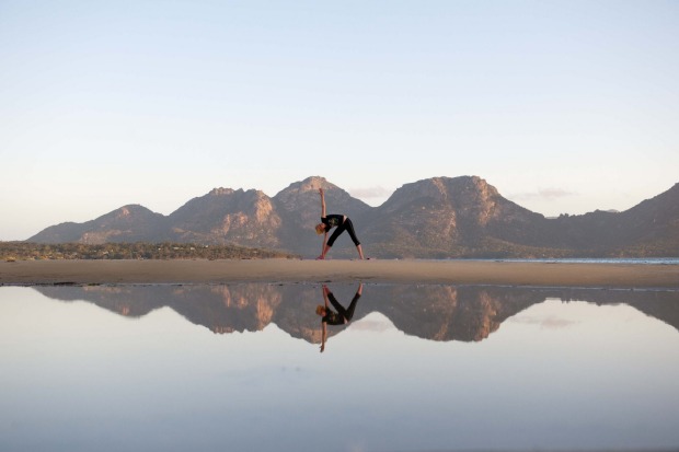 Saffire Yoga on Muir's Beach.