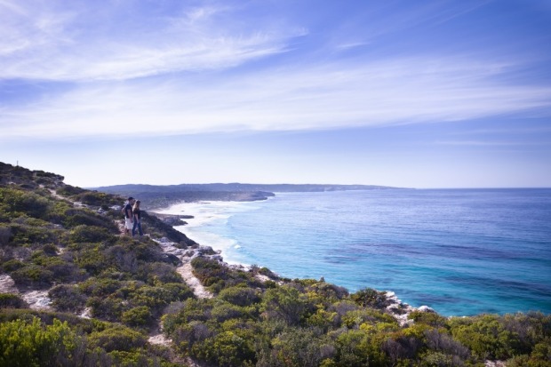 Clifftop views at Southern Ocean Lodge, Kangaroo Island.