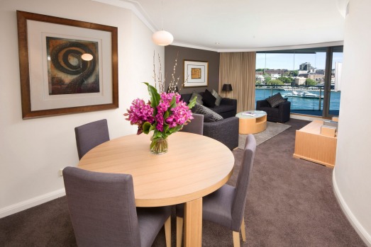 Pullman Quay Grand Sydney harbour view suite.