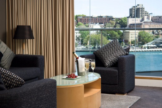 Pullman Quay Grand Sydney harbour view suite.