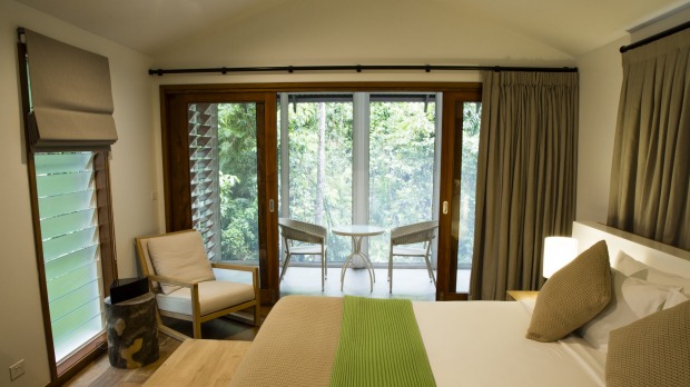 The refurbished rooms at Daintree Eco Lodge & Spa.