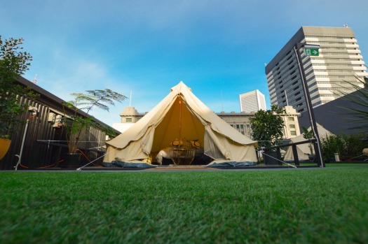 St Jerome's – The Hotel is an atmospheric space which provides a memorable stay under canvas in the middle of the city.