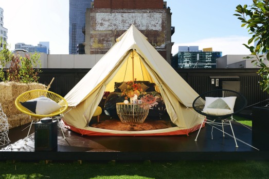 St Jerome's – The Hotel is an atmospheric space which provides a memorable stay under canvas in the middle of the city.