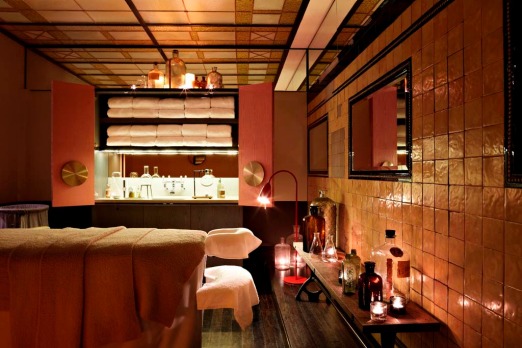 A private treatment room at the spa at QT Sydney.