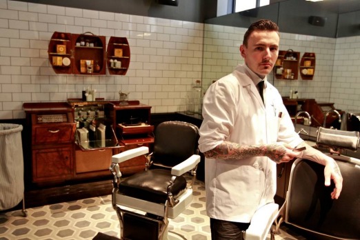 Tom South: the Barber.