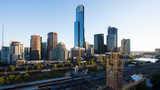 Views over Flinders Street Station make a stay here a must for trainspotters.
