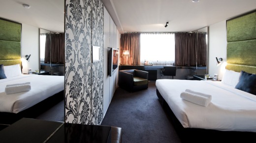 Another of the bedrooms at the Diamant Hotel.
