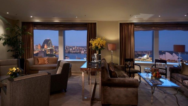 The Shangri-La Sydney Horizon Club's Royal Suite.