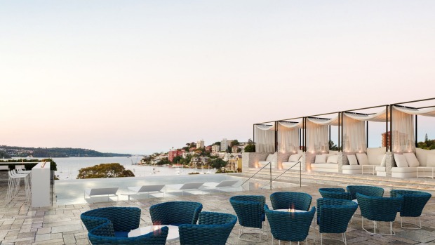 Rooftop, Intercontinental Double Bay, which was previously the Ritz Carlton but has been upgraded to 5 star hotel.