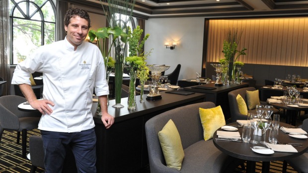 Executive Chef, Julien Pouteau, in Intercontinental Double Bay's Stockroom restaurant.