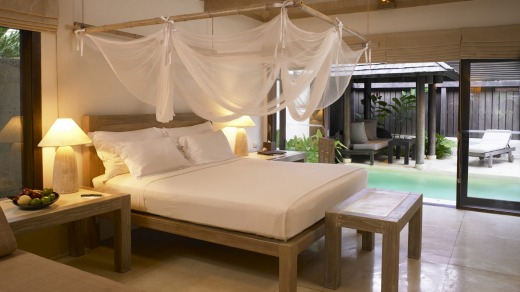 The resort's beautiful rooms make it easy to switch off.