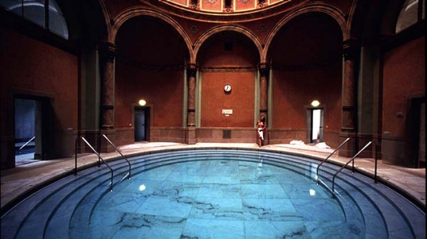 Take a dip ... the grand Roman baths at Friedrichsbad.