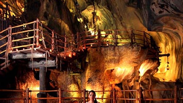 Away from it all ... the meditation cave at Banjaran Hotsprings Retreat, Malaysia.