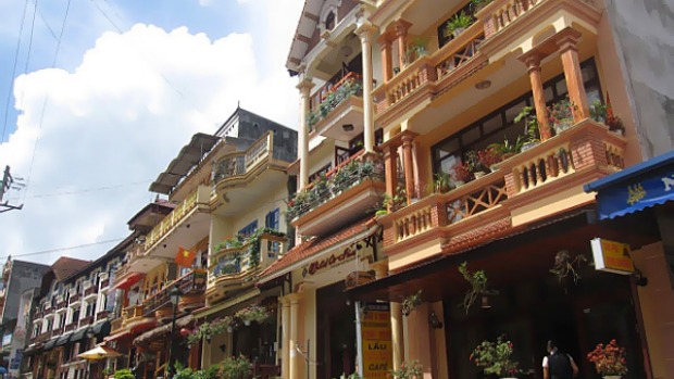 Simple pleasures ... a street in Sapa.