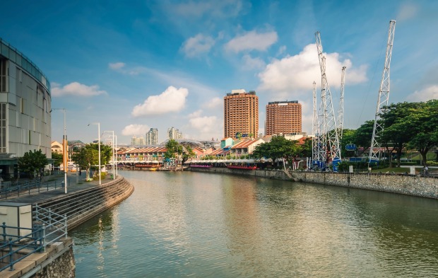 Boat and Clarke Quays, Singapore: Marina Bay is the latest waterfront redevelopment, but these quays provide a more ...