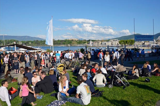 Quai Wilson, Geneva, Switzerland: This promenade is part of five kilometres of quayside walks that lead from the Botanic ...