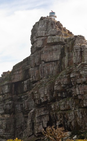 The old lighthouse on Cape Point South Africa.