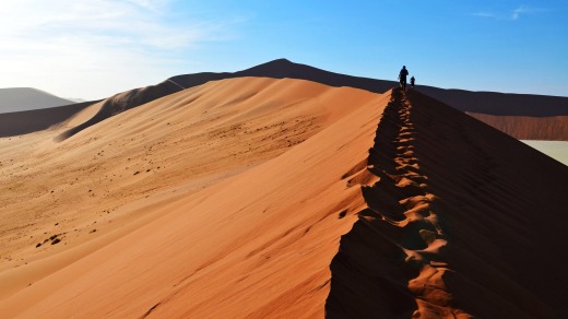 The Sossusvlei dunes in Nambia.