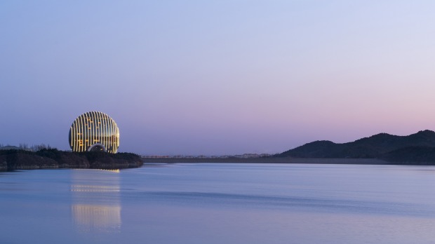 Architectural wonder: Sunrise Kempinksi, Beijing.