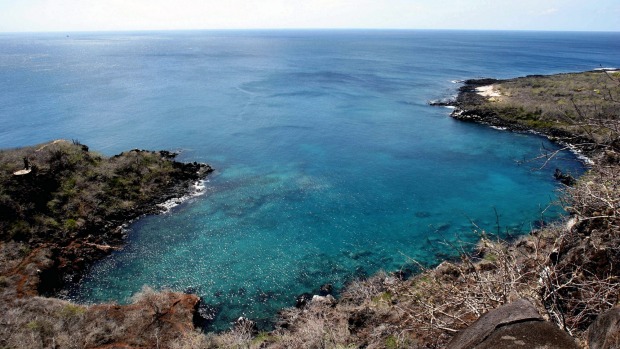 Tijeretas Bay in San Cristobal Island in the Galapagos Archipelago, Ecuador.