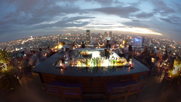 See sophistication in Bangkok at one of the many rooftop bars, such as the Banyan Tree's Moon Bar.