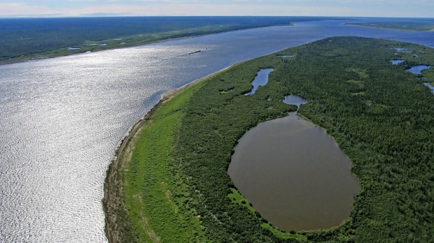 5. Yenisei River, Mongolia and Russia. The Yenisei River is the largest course of water to meet the Arctic Ocean.