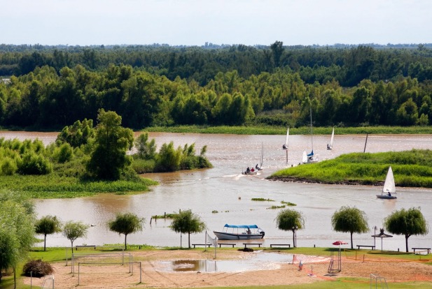 8. Parana, South America. The river forms a natural border between Paraguay and Brazil and Paraguay with Argentina.