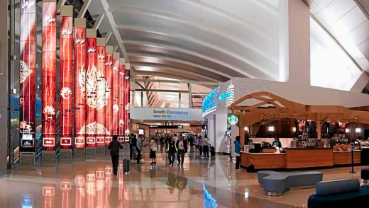 Tom Bradley terminal, Los Angeles.