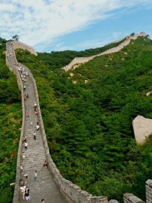 The Great Wall of China.