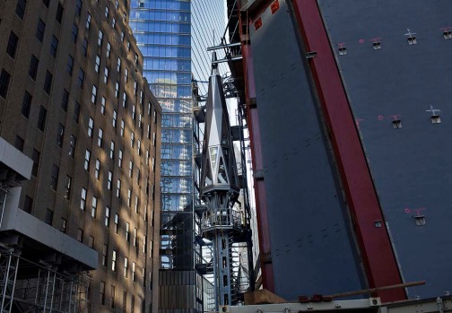 New York Port Authority officials unveil the stunning view from the top of One World Trade Centre, a 360-degree eagle’s ...