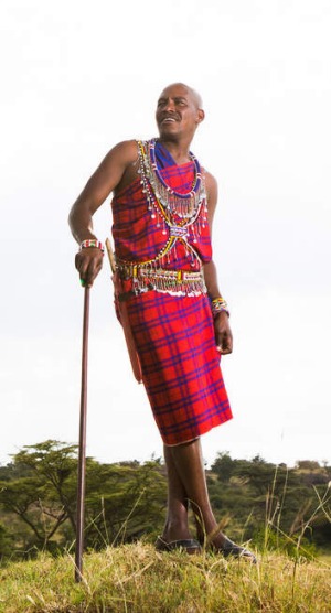 A warm welcome at Mahali Mzuri, Kenya.