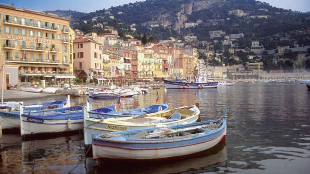 Best time: Boats anchored in Villefranche Harbour, on the French Riviera.