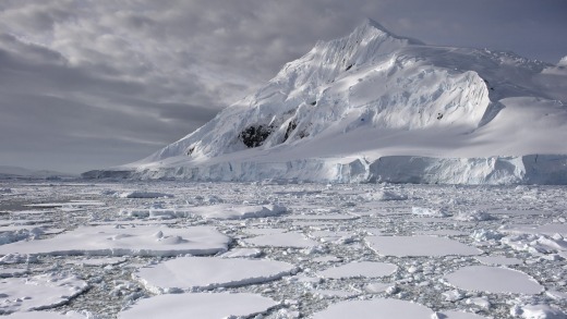 Crystal Sound in Antarctic Peninsula.