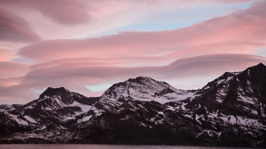 Lenticular clouds are a rare phenomenon.