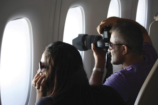 Spectacular views are on offer on a Antarctica sightseeing flight, from the comfort of a Qantas 747 jumbo jet.