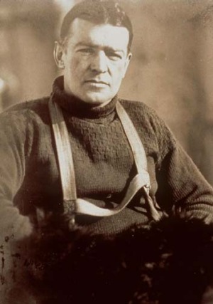 British explorer ... Ernest Shackleton.
