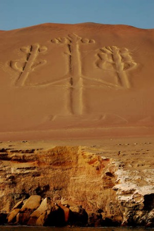 Peru's Nazca earth drawings.