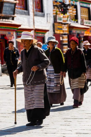 Old Lhasa, Tibet, now under Chinese rule.