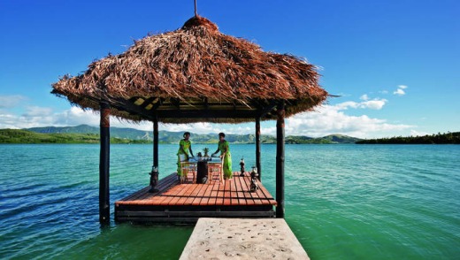 Dolphin island, Fiji.