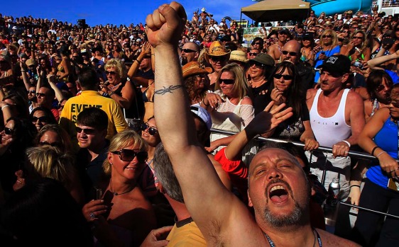 For four nights, 2650 of Kid Rock's biggest fans wander the 12 decks of the nearly 280-metre-long ship in various stages ...