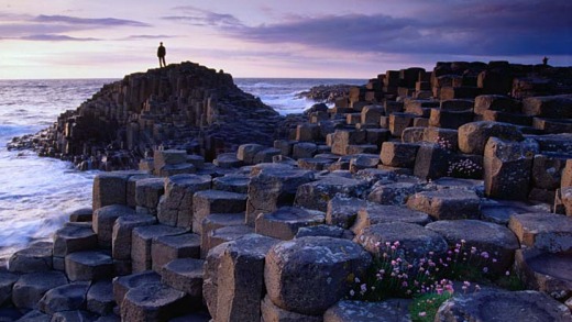 The Giant's Causeway in Ireland.