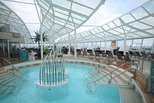 Allure of the Seas has 21 pools and hot tubs.